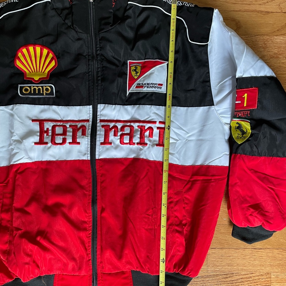 Formula 1 Ferrari Racing Jacket Men’s F1 Embroidered Retro Y2k Unisex - Picture 4 of 6
